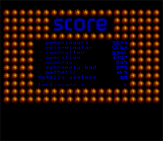 The Man from the Council - Screenshot - High Scores Image