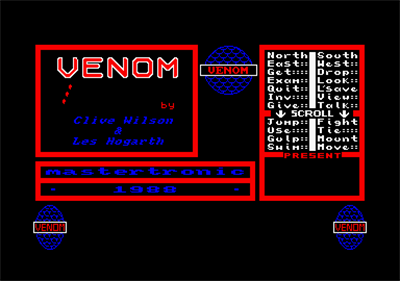 Venom  - Screenshot - Game Title Image