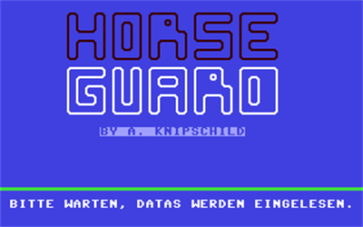 Horse Guard - Screenshot - Game Title Image
