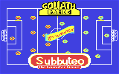 Subbuteo: The Computer Game - Screenshot - Game Title Image