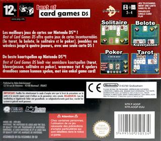 Best of Card Games DS - Box - Back Image