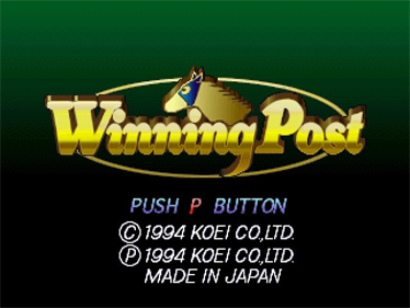 Winning Post - Screenshot - Game Title Image