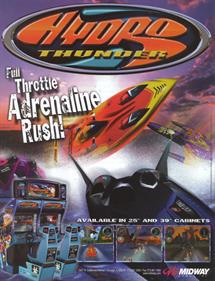 Hydro Thunder - Advertisement Flyer - Front Image