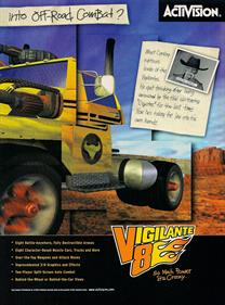 Vigilante 8 - Advertisement Flyer - Front Image