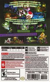 Luigi's Mansion 2 HD - Box - Back Image