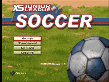 XS Junior League Soccer - Screenshot - Game Select Image