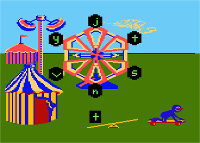 Sesame Street: Letter-Go-Round - Screenshot - Gameplay Image