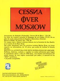 Cessna Over Moscow - Box - Back Image
