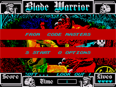 Blade Warrior - Screenshot - Game Select Image