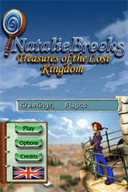 Natalie Brooks: The Treasures of the Lost Kingdom - Screenshot - Game Title Image