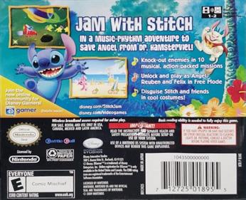 Disney: Stitch Jam - Box - Back Image