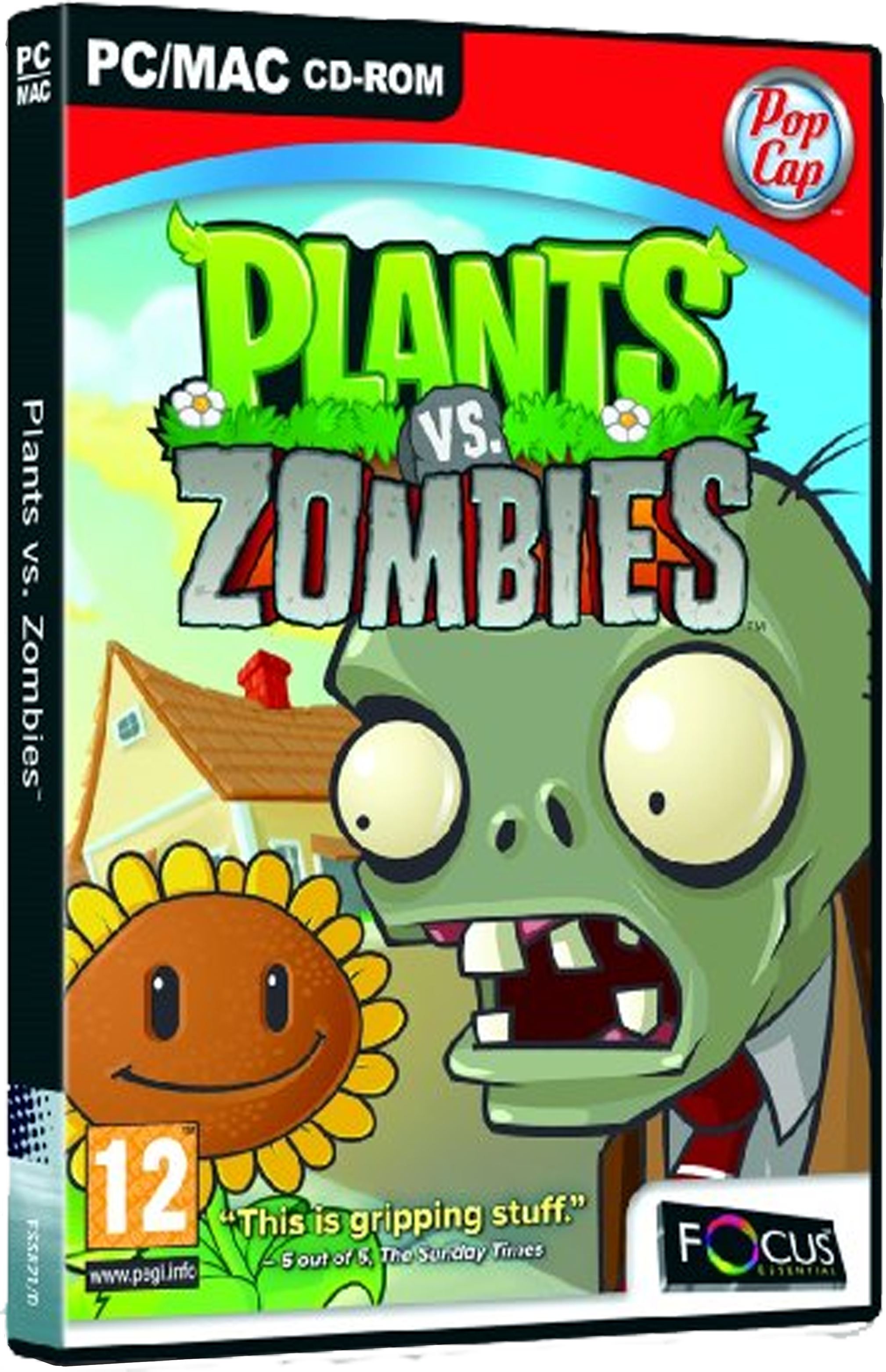 Plants Vs Zombies 1 Box Art