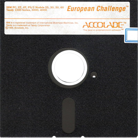 European Challenge: Test Drive II Scenery Disk - Disc Image