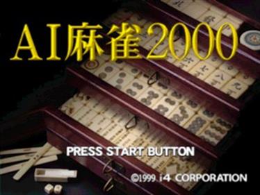 AI Mahjong 2000 - Screenshot - Game Title Image