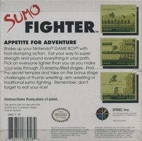 Sumo Fighter - Box - Back Image