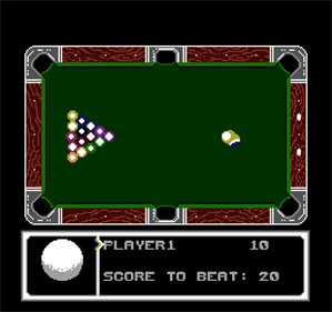 Robert Byrne's Pool Challenge - Screenshot - Gameplay Image