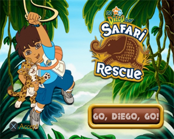 Go, Diego, Go! Safari Rescue - Screenshot - Game Title Image