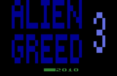 Alien Greed 3 - Screenshot - Game Title Image