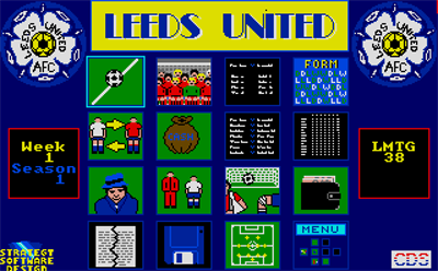 Leeds United Champions! - Screenshot - Game Select Image