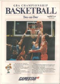 GBA Championship Basketball: Two-on-Two - Box - Front Image
