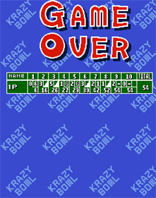 Krazy Bowl - Screenshot - Game Over Image