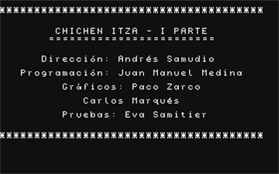 Chichén Itzá: Ci-U-Than Trilogy-III - Screenshot - Game Title Image