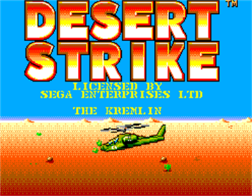 Desert Strike - Screenshot - Game Title Image