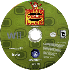 Press Your Luck: 2010 Edition - Disc Image