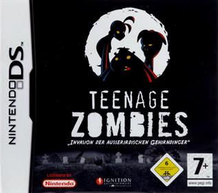 Teenage Zombies: Invasion of the Alien Brain Thingys! - Box - Front Image
