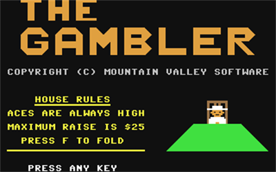 The Gambler - Screenshot - Game Title Image