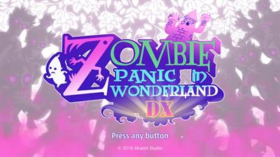 Zombie Panic in Wonderland DX - Screenshot - Game Title Image