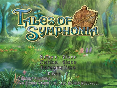 Tales of Symphonia - Screenshot - Game Title Image