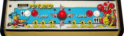 Pop Flamer - Arcade - Control Panel Image