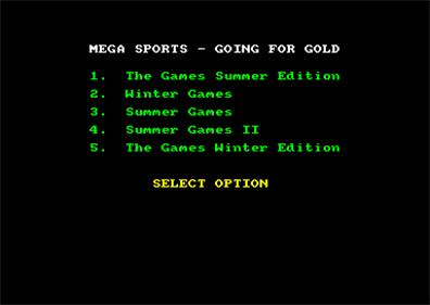 Mega Sports - Screenshot - Game Select Image