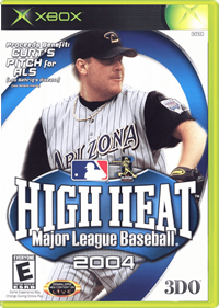 High Heat Major League Baseball 2004 - Box - Front - Reconstructed Image