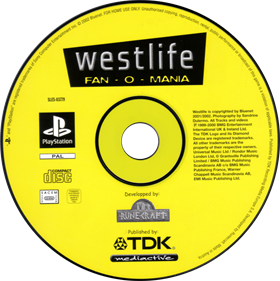 Westlife: Fan-O-Mania - Disc Image
