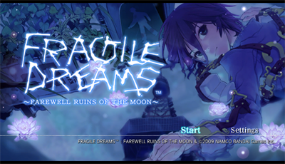 Fragile Dreams: Farewell Ruins of the Moon - Screenshot - Game Title Image
