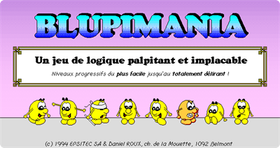 Blupimania - Screenshot - Game Title Image