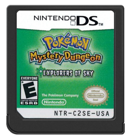 Pokémon Mystery Dungeon: Explorers of Sky - Cart - Front Image