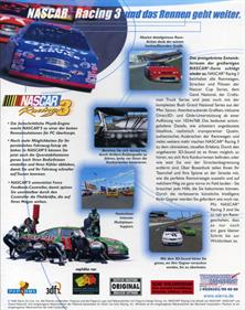 NASCAR Racing 3 - Box - Back Image