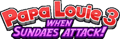  Papa Louie 3: When Sundaes Attack!	 - Clear Logo Image