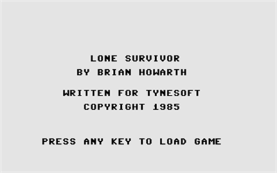 Lone Survivor / Wacky Painter - Screenshot - Game Title Image