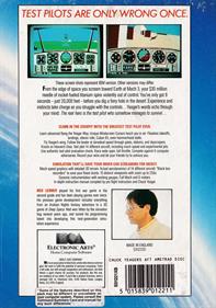Chuck Yeager's Advanced Flight Trainer - Box - Back Image