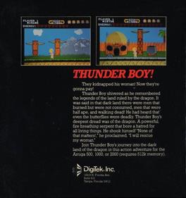 Thunder Boy - Box - Back Image
