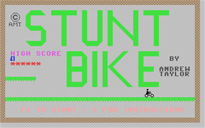 Stunt Bike - Screenshot - Game Title Image