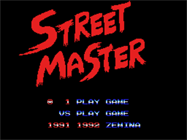 Street Master - Screenshot - Game Title Image