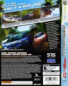 Sega Rally Revo - Box - Back Image