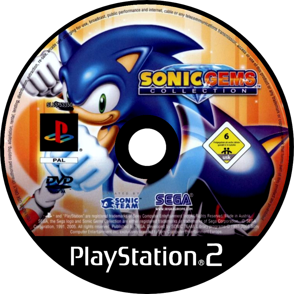 extract games sonic gems collection