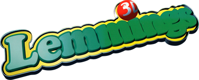 3D Lemmings - Clear Logo Image