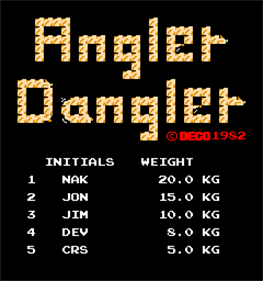 Angler Dangler - Screenshot - High Scores Image